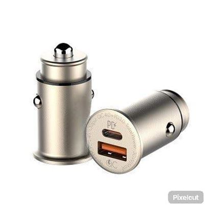 Picture of 30W ULTRA Mini Zinc Alloy Shell Car Charger C506Q